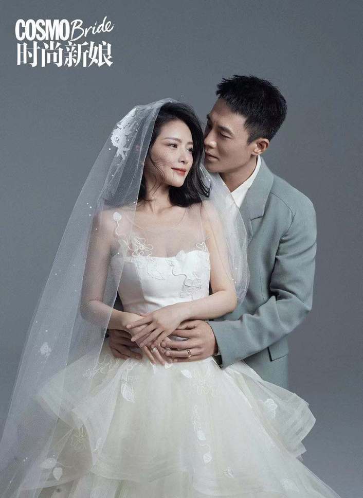 杜淳王灿的婚纱照首封 新晋夫妇甜蜜登对狂撒糖